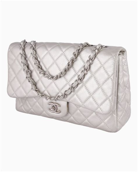 chanel jumbo com metal prata e ouro|Brincos .